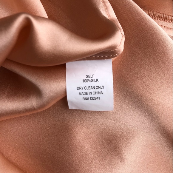 NWT Amanda Uprichard Chandelier Silk Pale Pink Maxi Dress Size P/XS - Picture 11 of 12